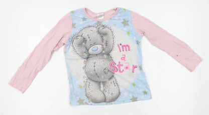 me to you Girls Pink   Top Pyjama Top Size 7-8 Years  - I'm a star