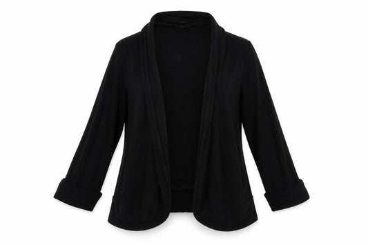 Womens UK Size L Preworn Black Cardigan Jumper