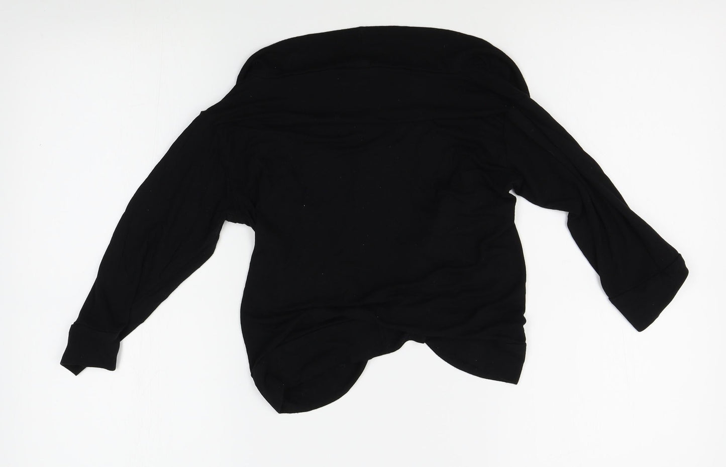 Womens UK Size L Preworn Black Cardigan Jumper