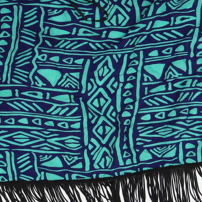 Boohoo Womens Green Geometric  Cardigan Jumper Size M