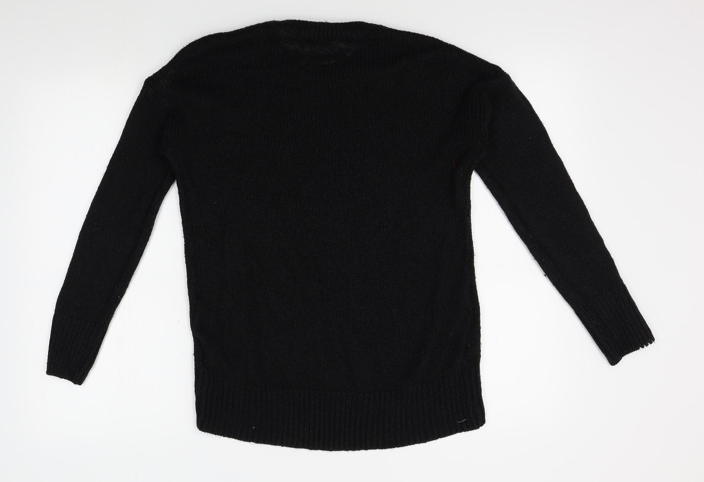 Womens UK Size S New Look Black Pullover Jumper