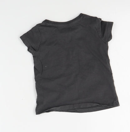 Nutmeg Boys Grey   Basic T-Shirt Size 2-3 Years