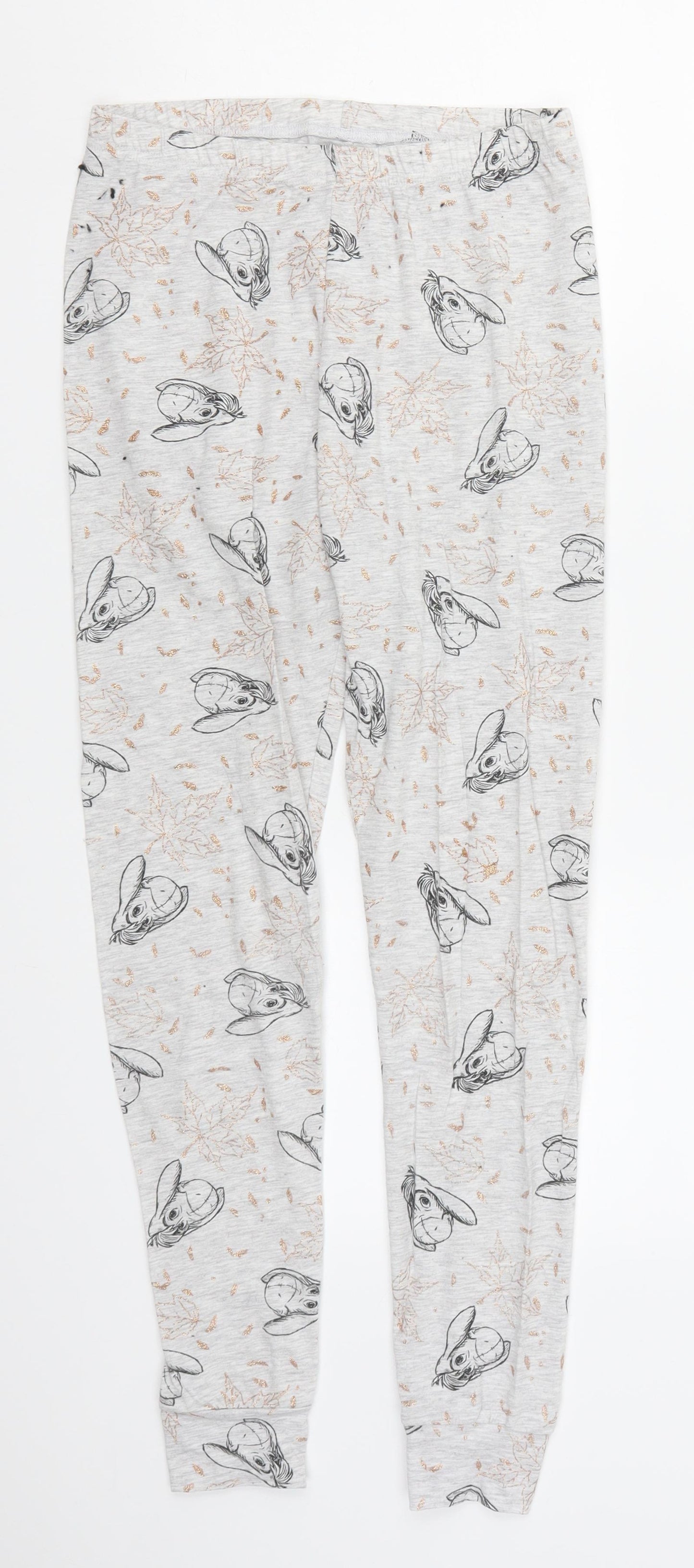 F&F Womens Grey   Trousers  Size 8 L27 in - Eeyore Loungewear