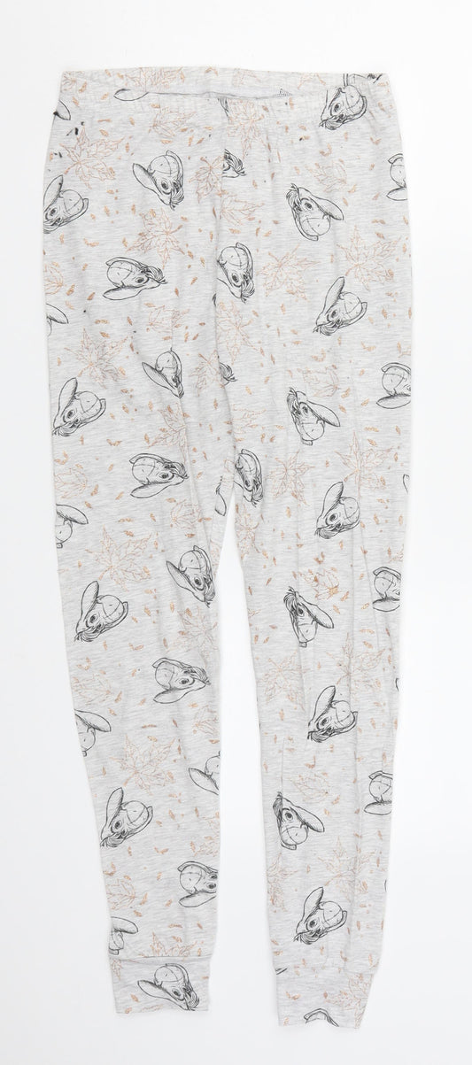 F&F Womens Grey   Trousers  Size 8 L27 in - Eeyore Loungewear