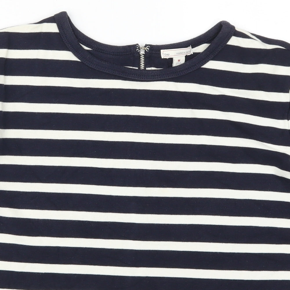 Womens UK Size M Gap Blue Basic T-Shirt