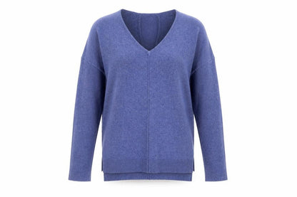 Womens UK Size 8 Marks and Spencer Blue Pullover Jumper