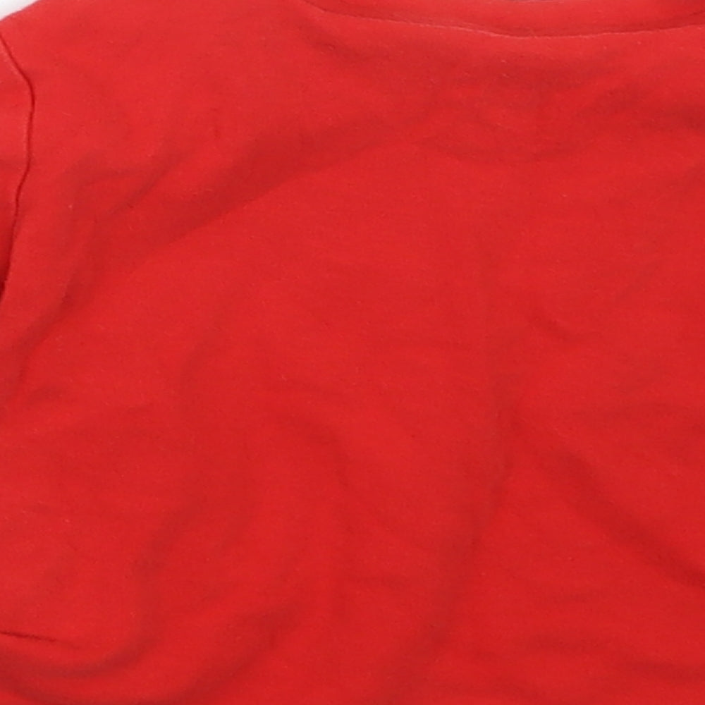 F&F Baby Red Geometric  Babydoll Pyjama Set Size 12-18 Months  - Christmas