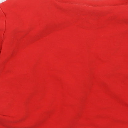 F&F Baby Red Geometric  Babydoll Pyjama Set Size 12-18 Months  - Christmas