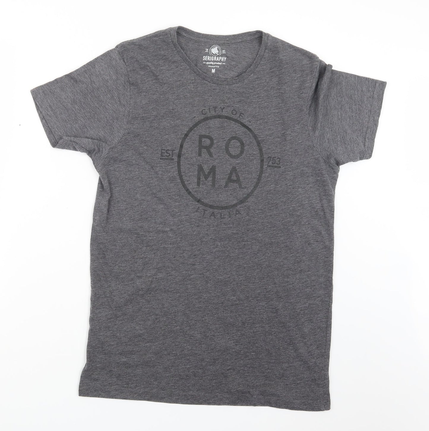 JHK Mens Grey    T-Shirt Size M