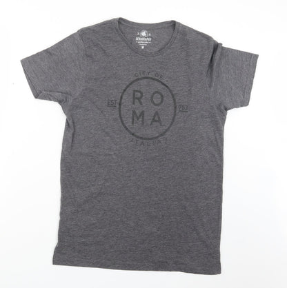 JHK Mens Grey    T-Shirt Size M