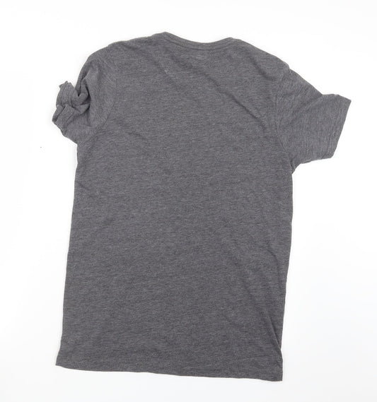 JHK Mens Grey    T-Shirt Size M