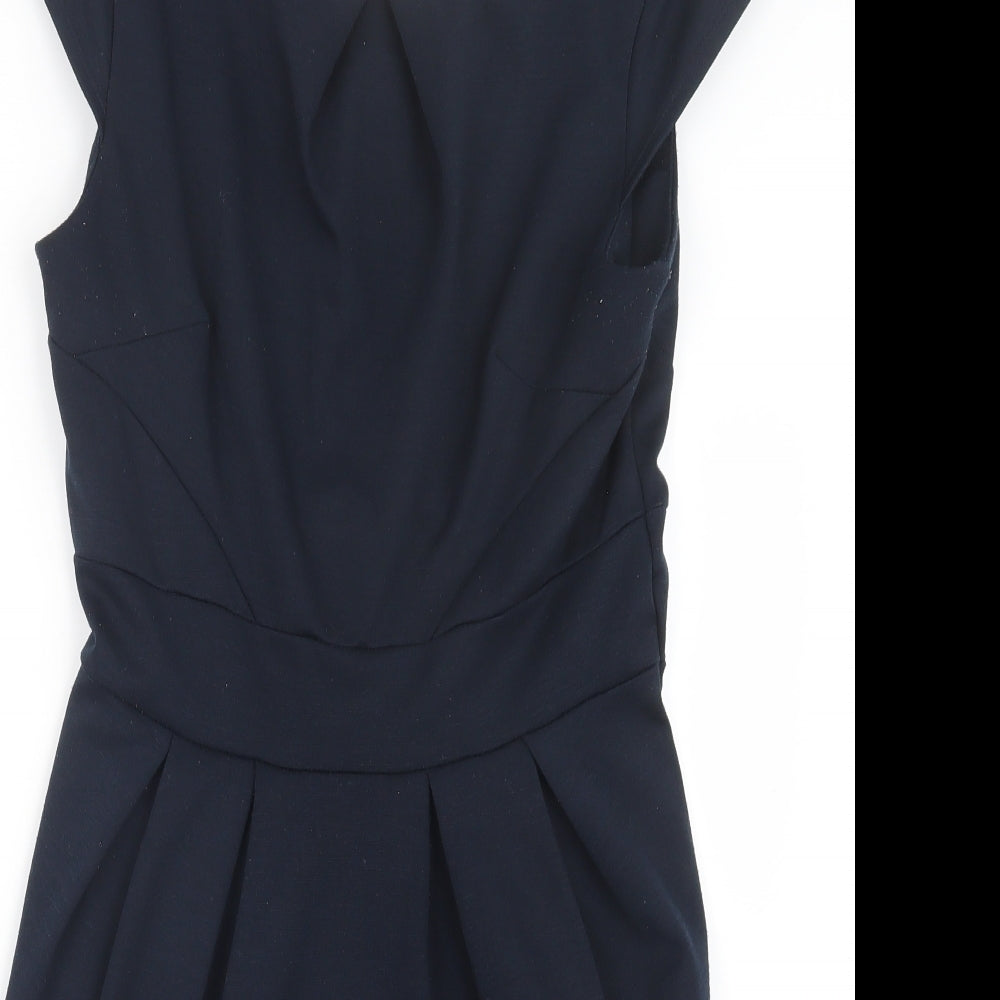 Dorothy Perkins Womens Blue   Shirt Dress  Size 12