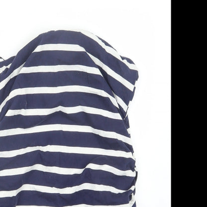 Womens UK Size 14 Dorothy Perkins Blue Basic T-Shirt