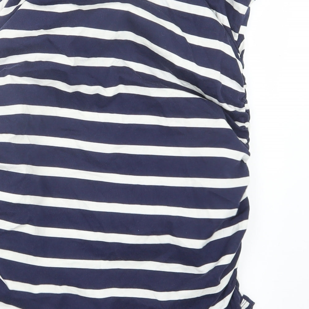 Womens UK Size 14 Dorothy Perkins Blue Basic T-Shirt