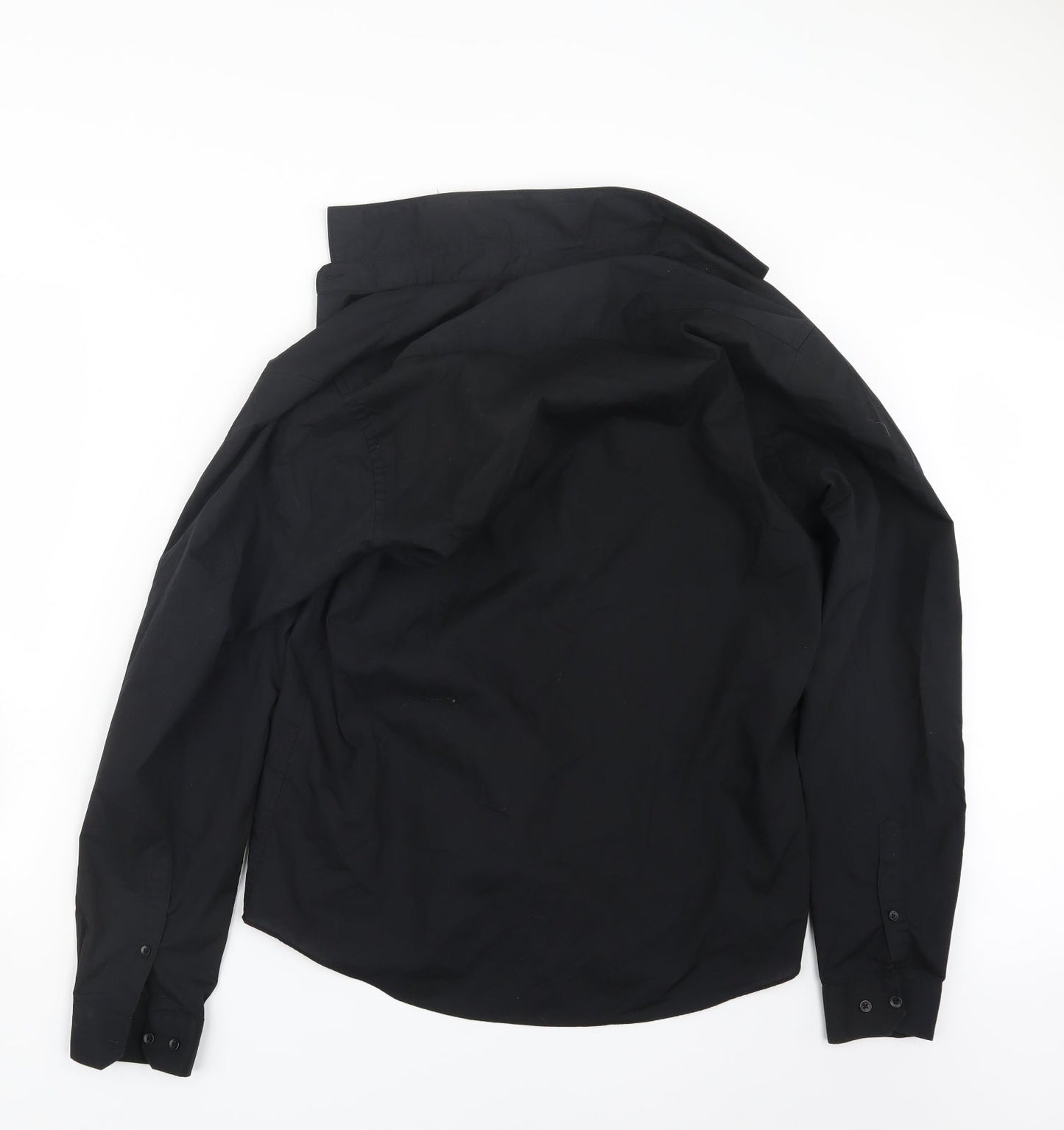 Primark Mens Black    Button-Up Size 16