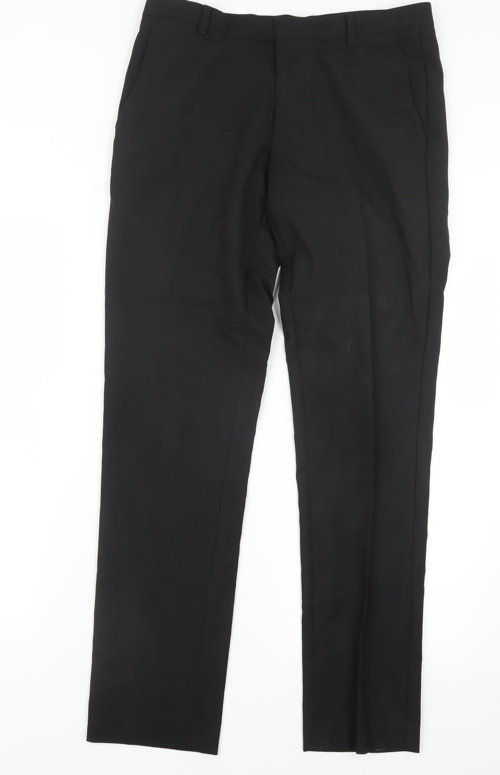 Burton Mens Black   Trousers  Size 31 in L30 in