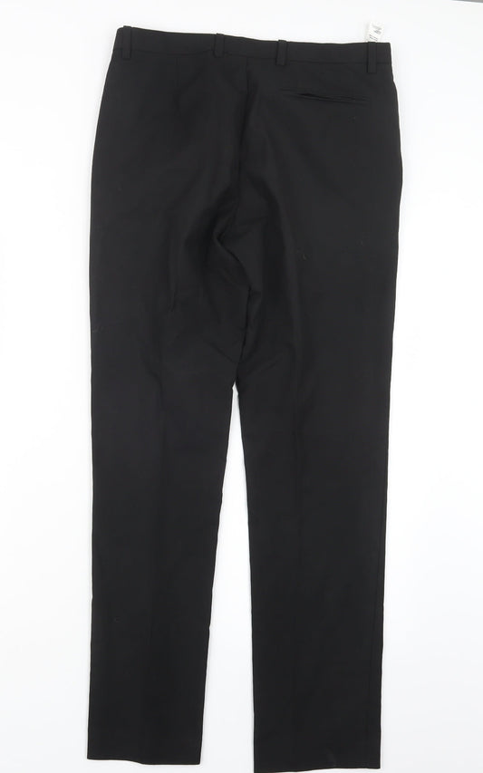 Burton Mens Black   Trousers  Size 31 in L30 in