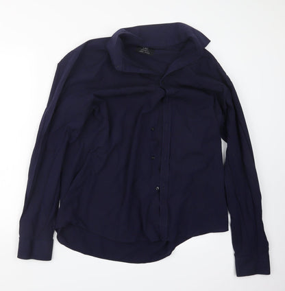 F&F Mens Purple    Button-Up Size 17