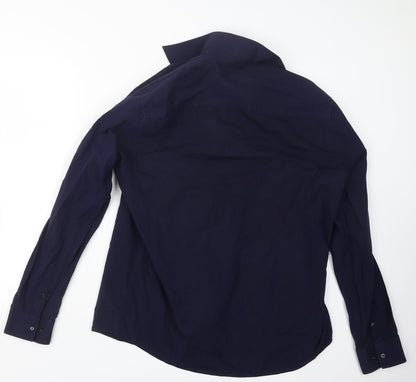 F&F Mens Purple    Button-Up Size 17