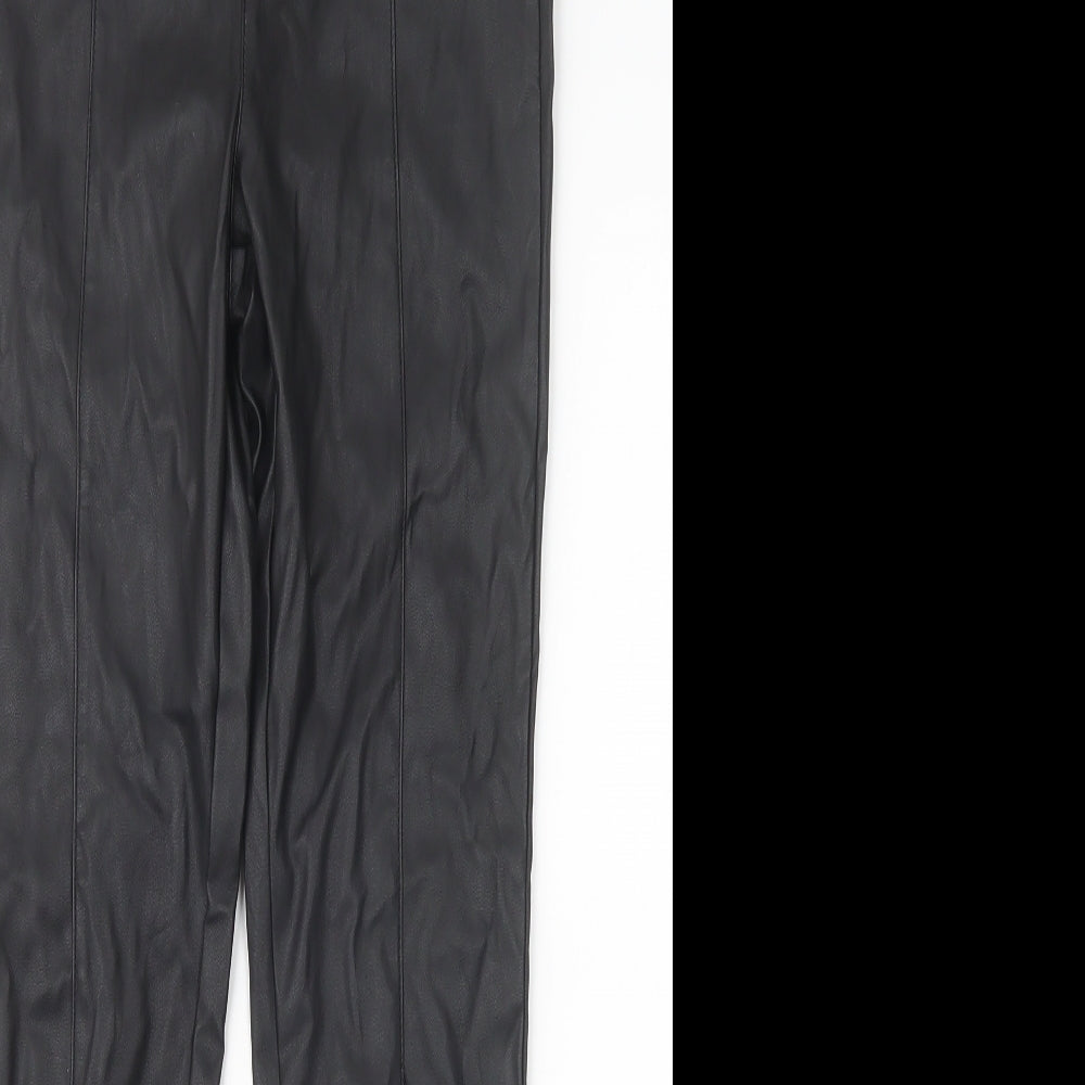Womens UK Size 28 in Preworn Regular Fit  Black Trousers