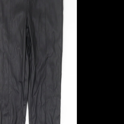 Womens UK Size 28 in Preworn Regular Fit  Black Trousers