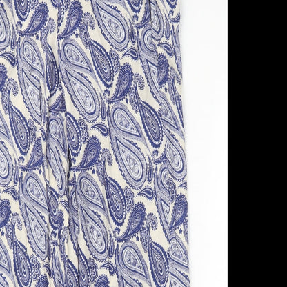 desray Womens Blue Paisley  Trousers  Size 27 in L30 in