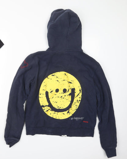 lovethislife Womens Blue   Full Zip Hoodie Size S
