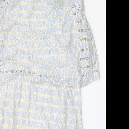 Definitions Womens Blue   A-Line  Size 10