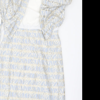 Definitions Womens Blue   A-Line  Size 10