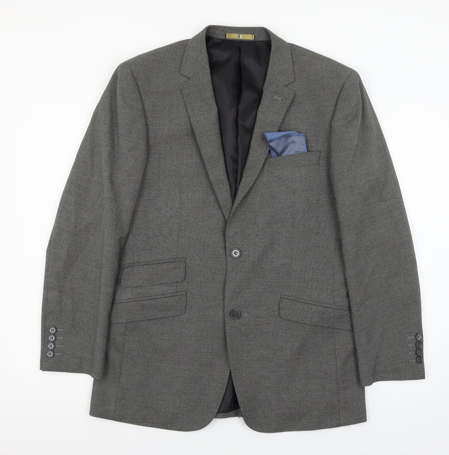 BB Mens Grey   Jacket Suit Jacket Size M