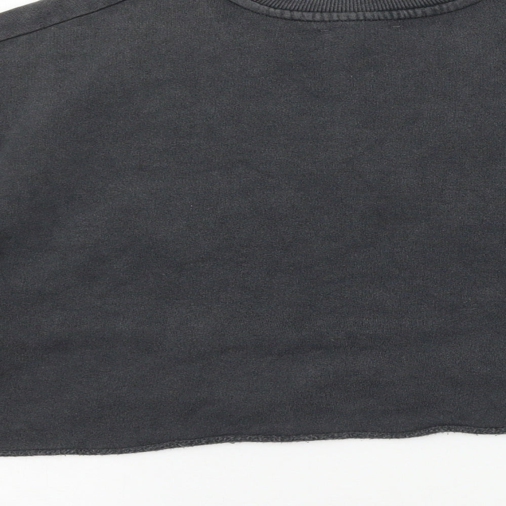 Topshop Womens Grey  Jersey Pullover Sweatshirt Size 8  - Copenhagen