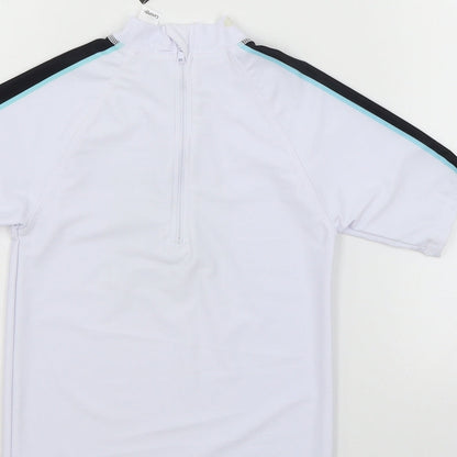 George Boys White   Basic T-Shirt Size 6-7 Years  - Surf top