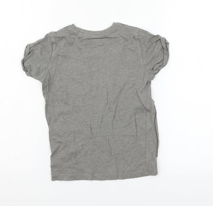 NEXT Boys Grey  Jersey Basic T-Shirt Size 6 Years