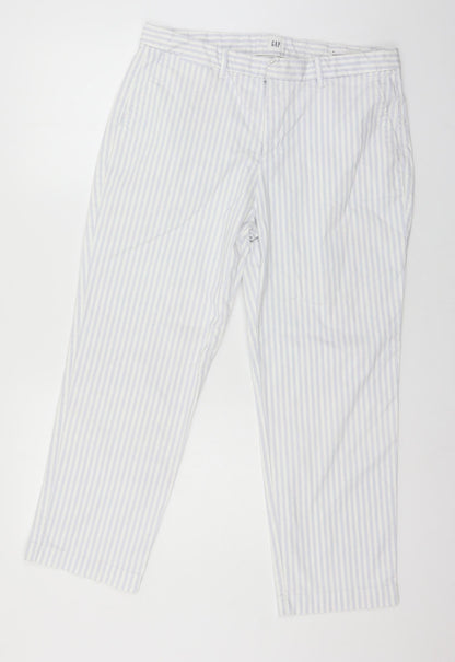 Womens UK Size 12 Gap Regular Fit  Blue Trousers