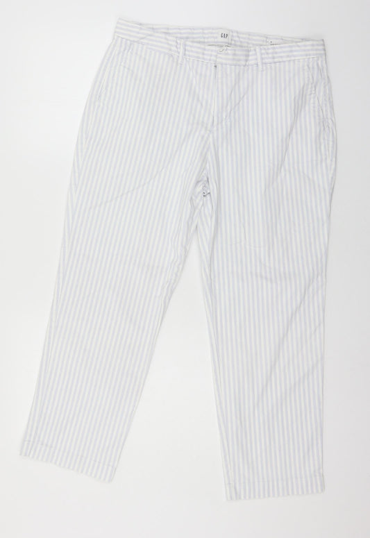Womens UK Size 12 Gap Regular Fit  Blue Trousers