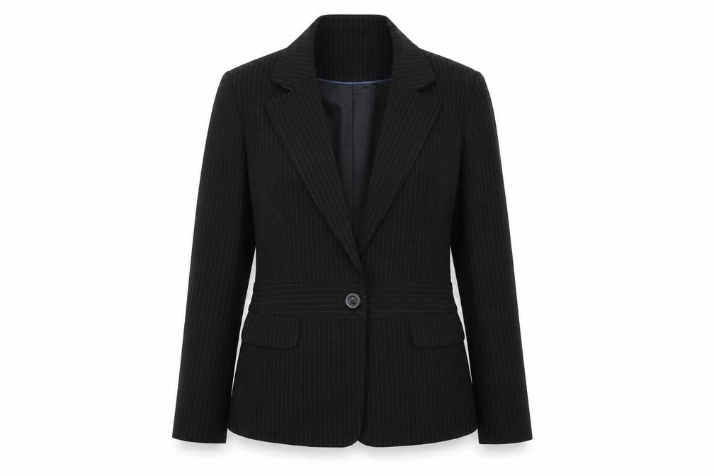 Womens UK Size 14 South Regular Black Blazer