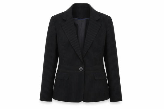 Womens UK Size 14 South Regular Black Blazer