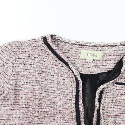 Papaya Womens Pink   Jacket  Size 14