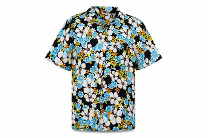 Mens UK Size S Casual Corner Blue  Button-Up Short Sleeve Casual Shirt