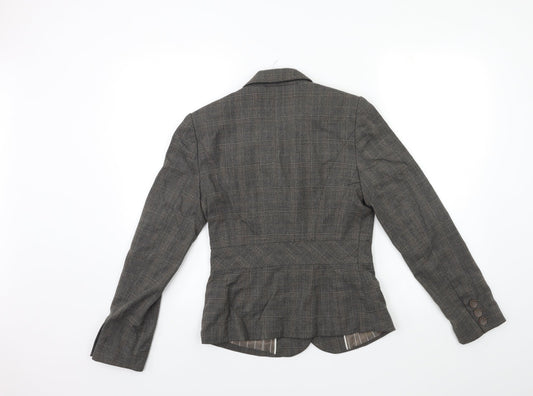 NEXT Womens Grey Check  Jacket Suit Jacket Size 8