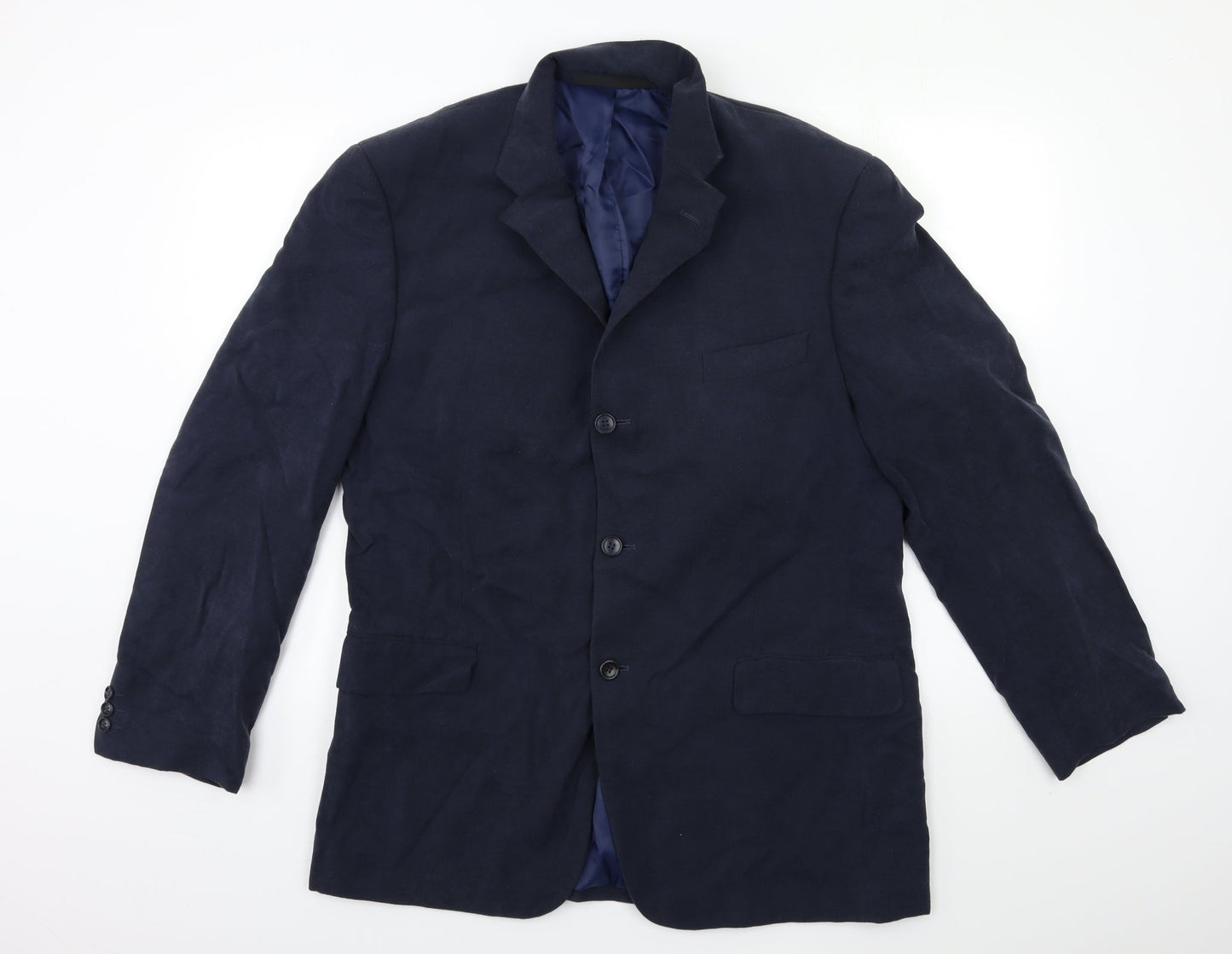 Mens UK Size 42 Marks and Spencer Regular Blue Suit Jacket