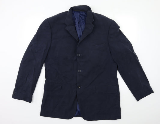 Mens UK Size 42 Marks and Spencer Regular Blue Suit Jacket