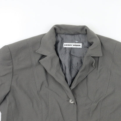 Gerry Weber Womens Grey   Jacket Blazer Size 14