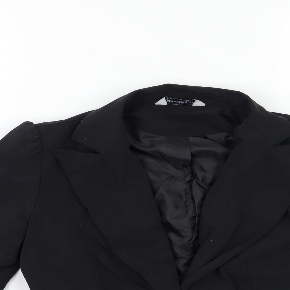 Atmosphere Womens Black  Ramie Jacket Blazer Size 8