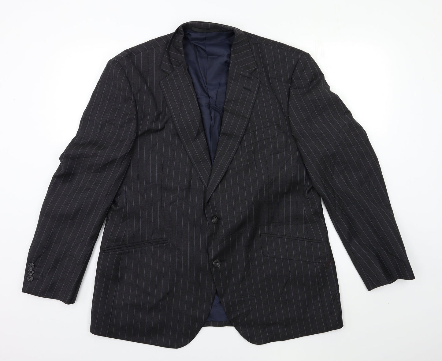 Mens UK Size 44 Impressions Regular Grey Suit Jacket