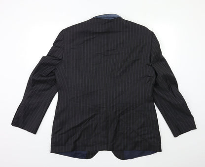Mens UK Size 44 Impressions Regular Grey Suit Jacket