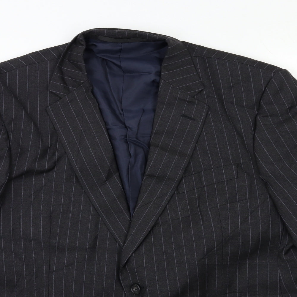 Mens UK Size 44 Impressions Regular Grey Suit Jacket