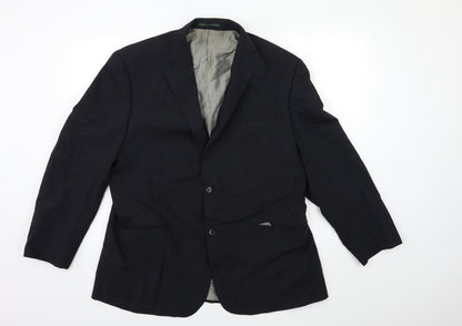 Mens UK Size 42 GREENWOOD Regular Blue Suit Jacket