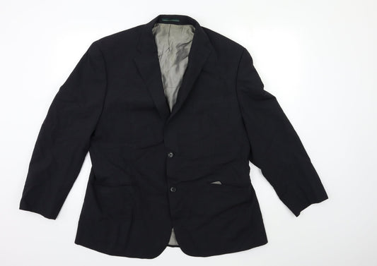 Mens UK Size 42 GREENWOOD Regular Blue Suit Jacket