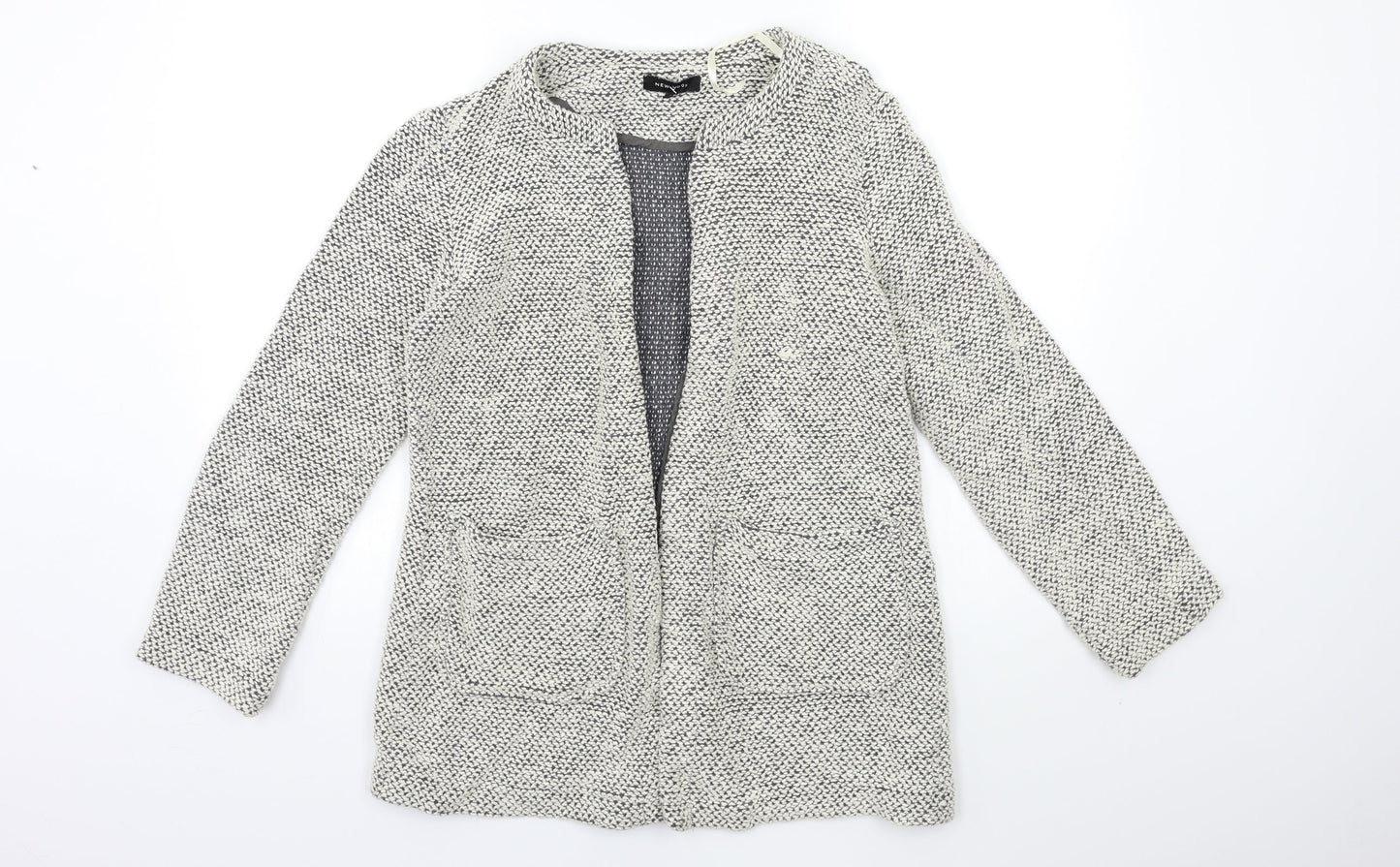 Womens UK Size 10 New Look Grey Jacket